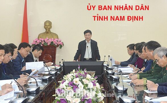 Nam Định tăng cường biện pháp phòng, chống dịch bệnh COVID-19