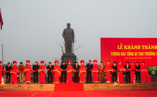Lễ khánh thành tượng đài Tổng Bí thư Trường Chinh