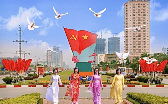 90 năm đất nước đi lên dưới lá cờ vẻ vang của Đảng