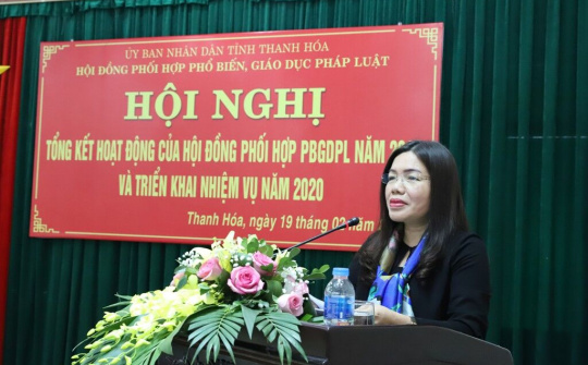 Thanh Hóa: Triển khai công tác phổ biến giáo dục pháp luật năm 2020