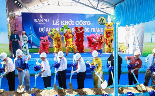 Tập đoàn Năng lượng Banpu khởi công Nhà máy điện gió số 3 tỉnh Sóc Trăng