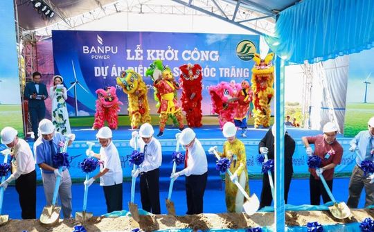 Tập đoàn Năng lượng Banpu khởi công Nhà máy điện gió số 3 tỉnh Sóc Trăng