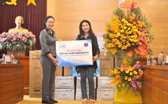 Karofi đồng hành cùng Bộ Y Tế tặng máy lọc nước cho bệnh viện điều trị Covid-19
