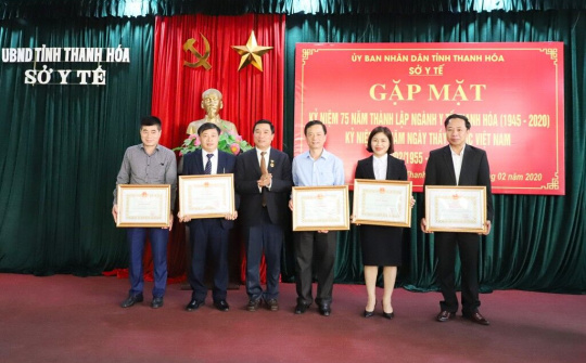 Gặp mặt kỷ niệm 75 năm thành lập ngành y tế Thanh Hóa và 65 năm ngày Thầy thuốc Việt Nam