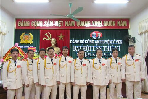 Đảng bộ Công an huyện Ý Yên tổ chức Đại hội lần thứ XI