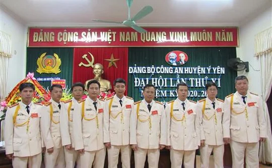 Đảng bộ Công an huyện Ý Yên tổ chức Đại hội lần thứ XI