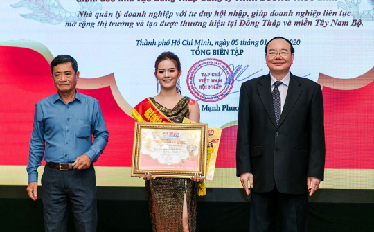 Doanh nhân Dương Thị Thúy Nga: Nhà quản lý tiêu biểu thời kỳ hội nhập 2020