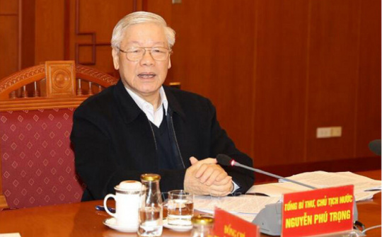 Tổng Bí thư, Chủ tịch nước chủ trì họp Tiểu ban Văn kiện Đại hội XIII