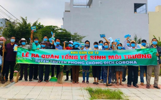 Đà Nẵng – Ra quân dọn vệ sinh môi trường phòng dịch bệnh