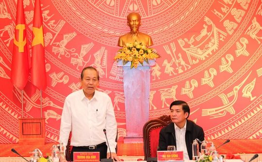 Phó Thủ tướng Trương Hòa Bình làm việc với cán bộ chủ chốt tỉnh Đăk Lăk
