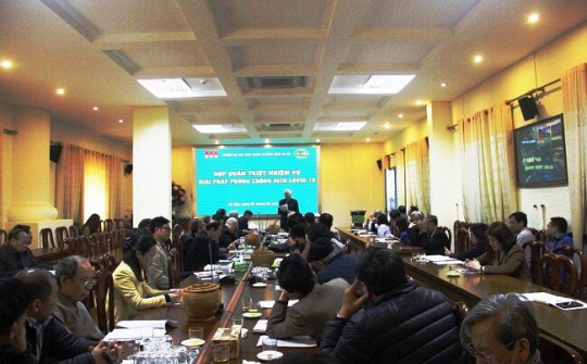 Trường ĐH Kinh doanh và Công nghệ Hà Nội: Quán triệt nhiệm vụ giải pháp phòng chống dịch COVID – 19