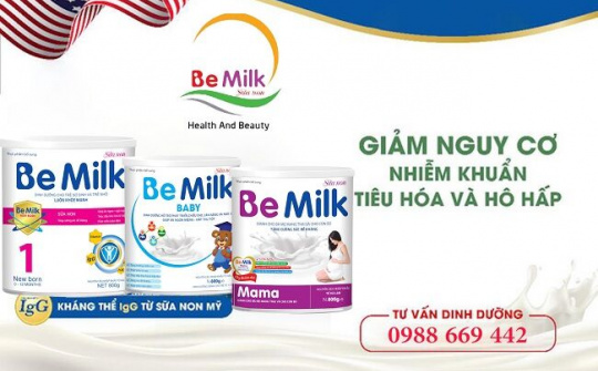 Be Milk - Thương hiệu Sữa non tăng cường Hệ miễn dịch bảo vệ cơ thể trong mùa đại dịch Corona