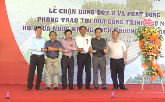 Đắk Lắk: Công trình hồ chứa nước có vốn đầu tư hơn 4000 tỷ đồng chính thức ngăn dòng đợt 2