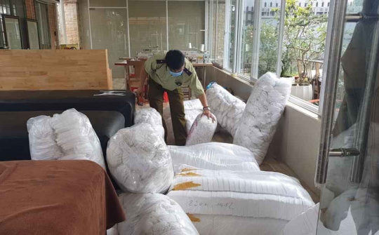 Lâm Đồng: Thu giữ hàng chục nghìn khẩu trang trái phép