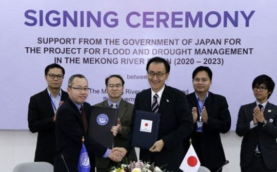 Nhật Bản viện trợ giúp quản lý lũ lụt và hạn hán sông Mekong