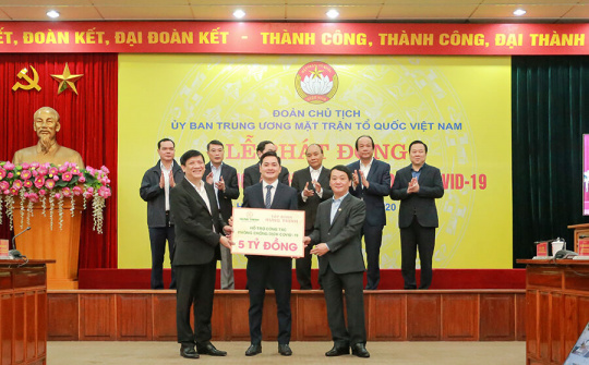 Tập đoàn Hưng Thịnh ủng hộ 05 tỷ đồng chống dịch COVID-19