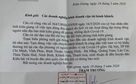 Thu hồi thông báo tạm dừng nhận khách đến từ 13 tỉnh, thành đến Phú Quốc