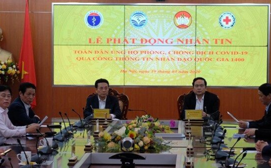 Phát động toàn dân nhắn tin ủng hộ công tác phòng, chống dịch COVID-19