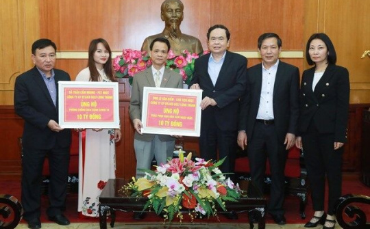 Thêm nhiều tổ chức, cá nhân chung tay đẩy lùi đại dịch COVID-19