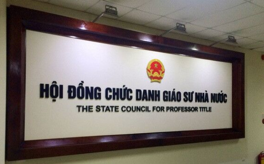 Công khai lý lịch khoa học các thành viên Hội đồng Giáo sư nhà nước