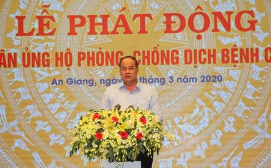 An Giang: Phát động toàn dân tham gia ủng hộ phòng, chống dịch bệnh Covid-19