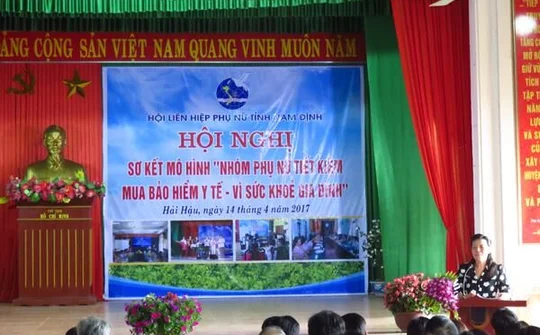 Nam Định: Hiệu quả thiết thực từ mô hình phụ nữ tiết kiệm mua Bảo hiểm Y tế