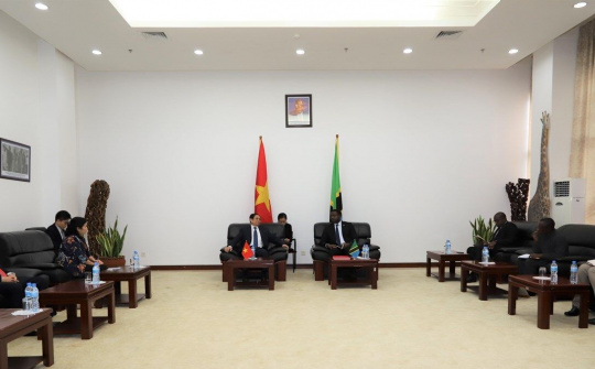 Thúc đẩy quan hệ hữu nghị Việt Nam-Tanzania bền chặt và thực chất