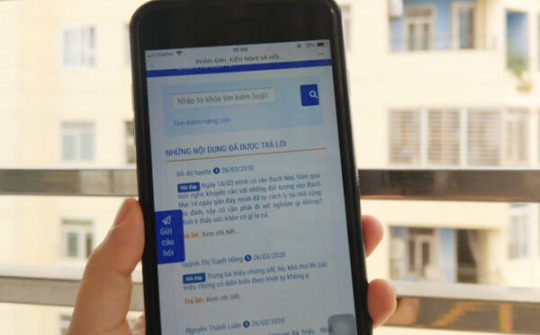 Giải đáp đáp thắc mắc về Covid-19 thông qua trung tâm 1 cửa hỗ trợ triển khai Chính phủ điện tử