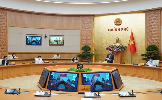 Thủ tướng chỉ đạo trực tuyến về công tác phòng chống dịch COVID-19 tại 5 thành phố trực thuộc Trung ương
