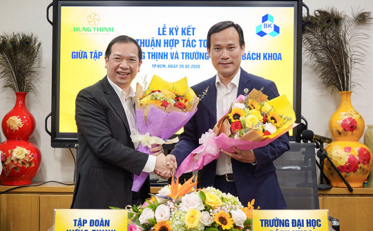 Tập đoàn Hưng Thịnh hợp tác toàn diện cùng Đại học Bách Khoa TP. Hồ Chí Minh