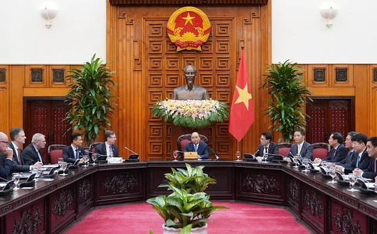 Thủ tướng  tiếp Đoàn doanh nghiệp thuộc Hội đồng Kinh doanh Hoa Kỳ-ASEAN