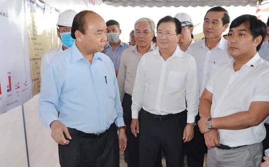 Kiểm tra tiến độ tuyến cao tốc Trung Lương – Mỹ Thuận