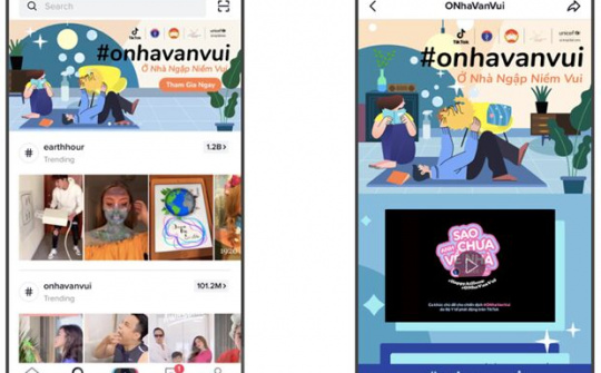 TikTok và UNICEF khởi động chiến dịch 'Ở nhà vẫn vui'
