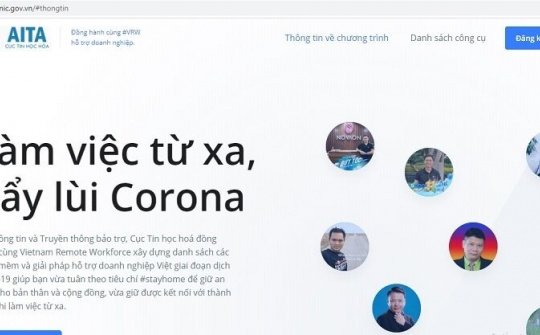 Tiếp sức cho doanh nghiệp Việt trong dịch Covid-19 thông qua trang web làm việc từ xa