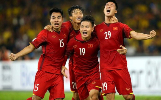 Tuyển Việt Nam giữ vững vị trí số 1 Đông Nam Á