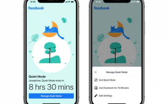 Facebook thêm chế độ im lặng giúp tắt thông báo trên điện thoại