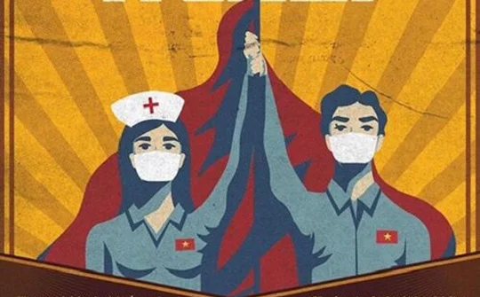 Tranh cổ động phòng, chống COVID-19: Kết nối sức mạnh cộng đồng