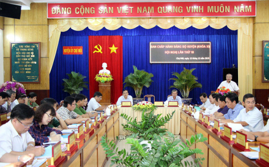 Huyện Chợ Mới, An Giang: Chuẩn bị tốt Đại hội Đảng các cấp