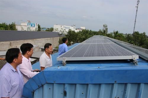 Đồng Tháp áp dụng thành công mô hình sử dụng điện năng lượng mặt trời