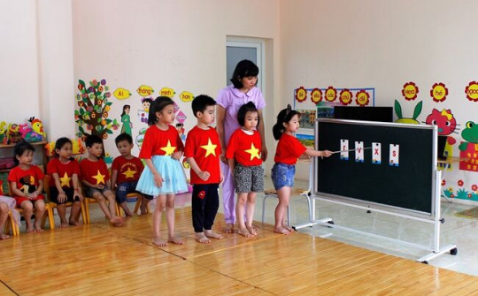 Bộ Giáo dục và đào tạo hướng dẫn những nội dung cho trẻ 5 tuổi vào lớp 1