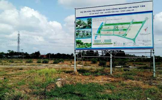 Long An: Khởi công xây dựng Hạ tầng Khu tái định cư An Nhựt Tân
