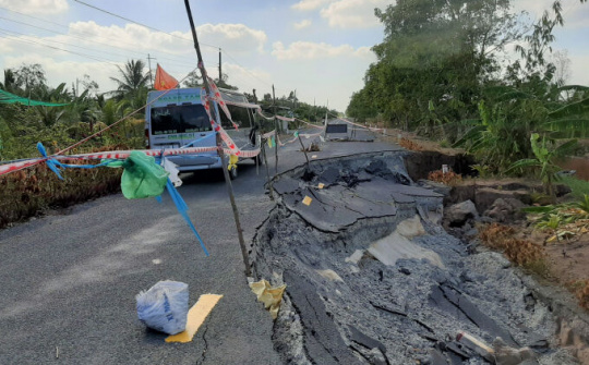 Cà Mau: Sạt lở, sụt lún đất đã tàn phá nghiêm trọng vùng nước ngọt