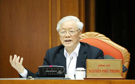 Tổng Bí thư, Chủ tịch nước Nguyễn Phú Trọng chủ trì Hội nghị cán bộ toàn quốc