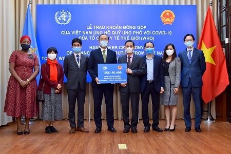 Việt Nam ủng hộ Quỹ ứng phó với COVID-19 của WHO