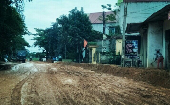 Thanh Hóa: Người dân tiếp tục chịu trận khi nhà thầu thi công tỉnh lộ 515B Thiệu Lý-Đông Hoàng