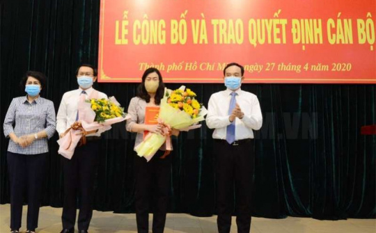 TP.HCM: Điều động, bổ nhiệm cán bộ lãnh đạo chủ chốt cấp quận