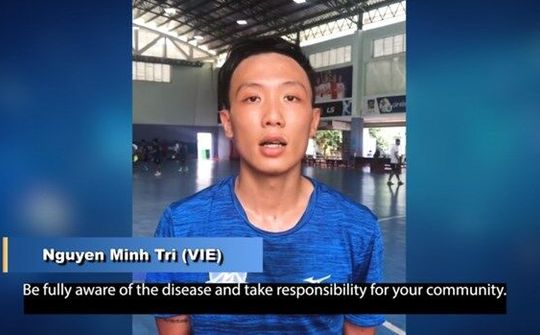 Tuyển thủ futsal Việt Nam tham gia chiến dịch chống COVID-19 của AFC