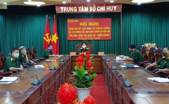 Sóc Trăng tham gia hội nghị trực tuyến BQP đánh giá kết quả công tác phòng, chống Covid-19