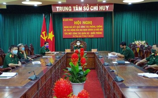 Sóc Trăng tham gia hội nghị trực tuyến BQP đánh giá kết quả công tác phòng, chống Covid-19