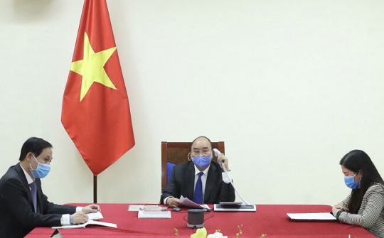 Thủ tướng hai nước Việt Nam - Trung Quốc điện đàm về hợp tác chống dịch COVID-19